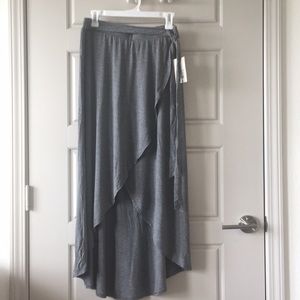 Grey Large Gray wrap skirt